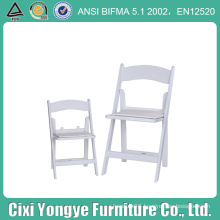 White Padded Wedding Resin Folding Chair for Banquet